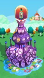 Size: 388x678 | Tagged: safe, gameloft, g4, my little pony: magic princess, implied seapony, no pony, palace, ponyville town hall