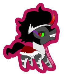 Size: 1114x1237 | Tagged: safe, artist:dougboard, king sombra, pony, g4, chibi, simple background, solo, transparent background