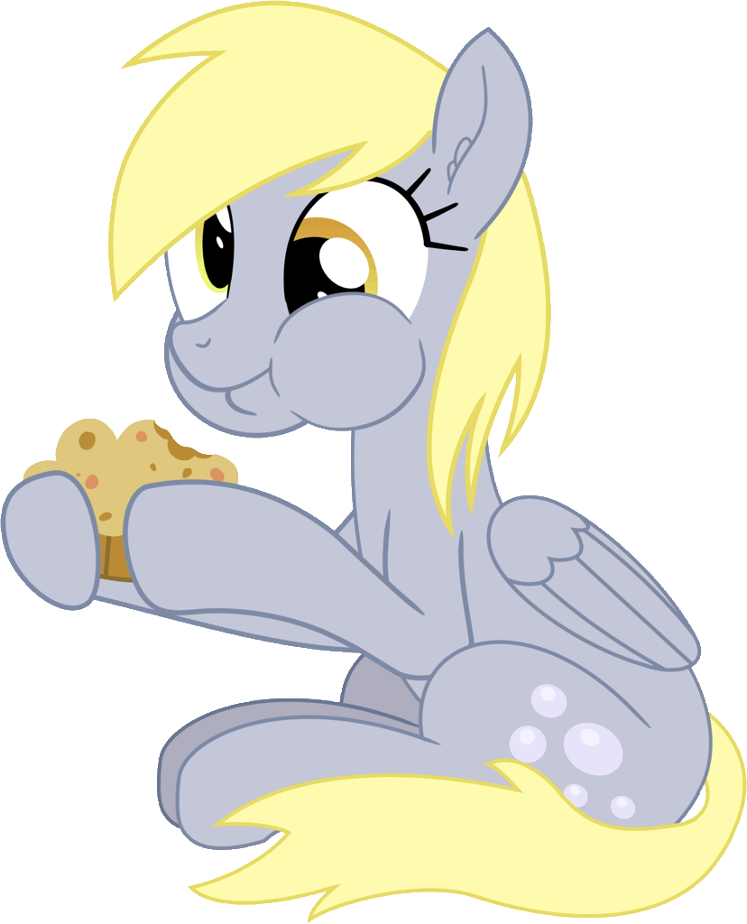 [animated,artist:tiarawhy,derpy hooves,female,food,gif,muffin,pegasus,pony,safe,simple background,transparent background]