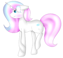 Size: 1489x1363 | Tagged: safe, artist:angellightyt, oc, oc only, pony, unicorn, female, horn, mare, simple background, smiling, solo, transparent background, unicorn oc