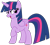 Size: 569x509 | Tagged: safe, artist:cookiechans2, artist:twilyisbestpone, twilight sparkle, alicorn, pony, g4, base used, evil smile, evil twilight, female, grin, mare, pegasus wings, raised hoof, simple background, smiling, solo, transparent background, twilight sparkle (alicorn), wings, wrong eye shape