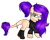 Size: 2849x2301 | Tagged: safe, artist:angellightyt, oc, oc only, cat, cat pony, original species, base used, clothes, ear piercing, glasses, high res, piercing, simple background, smiling, solo, transparent background