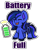 Size: 831x1069 | Tagged: safe, artist:rokosmith26, oc, oc:guard cobalt flash, bat pony, pony, battery, chest fluff, commission, eyes closed, floppy ears, happy, open mouth, simple background, social battery, solo, standing, transparent background, wings, ych result