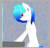 Size: 602x583 | Tagged: safe, artist:cotarsis, oc, oc only, pony, unicorn, bipedal, cursor, old art, solo