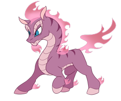 Size: 2400x2000 | Tagged: safe, artist:thescornfulreptilian, oc, oc only, oc:changzheng, dragon, hybrid, longma, them's fightin' herds, community related, high res, simple background, solo, tfh oc, transparent background