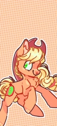 Size: 1892x4096 | Tagged: safe, artist:pastacrylic, applejack, earth pony, pony, g4, phone wallpaper, solo