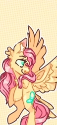 Size: 1892x4096 | Tagged: safe, artist:pastacrylic, fluttershy, pegasus, pony, g4, phone wallpaper, solo
