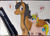 Size: 1280x910 | Tagged: safe, artist:darkhestur, oc, oc only, oc:burning stream, oc:dark, pony, dialogue, duo, female, male, mare, marker drawing, norse horse, simple background, speech bubble, stallion, traditional art, walking, white background