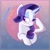 Size: 3000x3000 | Tagged: safe, artist:flutterpawss, rarity, pony, unicorn, g4, blushing, bust, cellphone, eye clipping through hair, female, glowing, glowing horn, gradient background, high res, horn, levitation, magic, mare, one eye closed, phone, pose, selfie, smartphone, smiling, solo, telekinesis