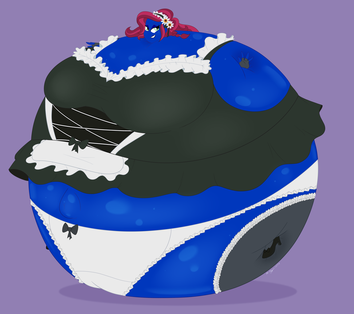 Mlp Inflation Blueberry #3134759 - questionable, artist:necrofeline, gloriosa daisy, human ...