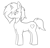 Size: 1687x1636 | Tagged: safe, artist:star flame, oc, oc only, oc:star flame, pony, unicorn, black and white, grayscale, lineart, male, monochrome, simple background, solo, white background