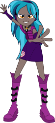 Size: 5246x11675 | Tagged: safe, artist:softpawsart, oc, oc only, human, equestria girls, g4, base used, boots, clothes, female, grin, high heel boots, shoes, simple background, skirt, smiling, transparent background