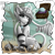 Size: 1100x1100 | Tagged: safe, artist:starcasteclipse, oc, oc only, oc:whiteout, pony, unicorn, fallout equestria, abstract background, female, leonine tail, looking at you, magic, memory orb, simple background, solo, tail, transparent background, tree