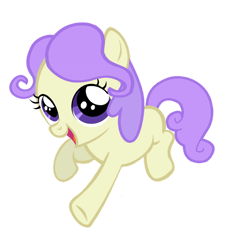 Size: 800x888 | Tagged: safe, artist:ridingonrainbows, cream puff, g4, 2018, blank flank, creambetes, cute, dynamic pose, female, filly, foal, older, older cream puff, simple background, solo, transparent background