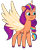 Size: 1398x1586 | Tagged: safe, artist:caseyben887, sunny starscout, alicorn, pony, g5, my little pony: tell your tale, spoiler:g5, alicornified, artificial horn, artificial wings, augmented, female, horn, magic, magic horn, magic wings, mane stripe sunny, mare, race swap, simple background, slender, solo, sunnycorn, thin, transparent background, wings