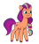 Size: 1398x1586 | Tagged: safe, artist:caseyben887, sunny starscout, earth pony, pony, g5, my little pony: tell your tale, spoiler:g5, female, mane stripe sunny, mare, simple background, slender, solo, thin, transparent background