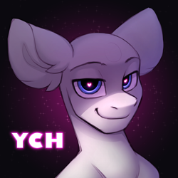 Size: 2500x2500 | Tagged: safe, artist:argigen, pony, auction, bust, commission, heart, heart eyes, high res, male, sketch, smiling, wingding eyes, your character here