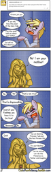 Size: 1280x4250 | Tagged: safe, artist:outofworkderpy, derpy hooves, dinky hooves, oc, pegasus, pony, comic:out of work derpy, g4, angry, cute, darth vader, female, flustered, funny, luke skywalker, mare, may the fourth be with you, star wars