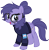 Size: 3243x3323 | Tagged: safe, artist:jaye, oc, oc only, oc:vylet, pegasus, pony, g4, clothes, ear piercing, earring, fangs, glasses, hair bun, high res, hoodie, jewelry, piercing, show accurate, simple background, solo, transgender, transparent background, vector