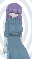 Size: 1668x3063 | Tagged: safe, artist:batipin, maud pie, human, equestria girls, g4, big breasts, breasts, busty maud pie, clothes, dress, female, looking at you, solo