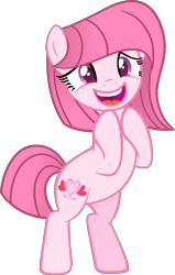 Size: 1056x1662 | Tagged: safe, artist:amelia-bases, artist:muhammad yunus, oc, oc only, oc:annisa trihapsari, earth pony, pony, base used, cute, daaaaaaaaaaaw, earth pony oc, female, happy, mare, ocbetes, open mouth, open smile, simple background, smiling, solo, transparent background