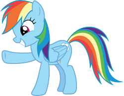 Size: 3862x3000 | Tagged: safe, artist:cloudy glow, rainbow dash, pegasus, pony, crusaders of the lost mark, g4, .ai available, female, high res, mare, simple background, solo, transparent background, vector