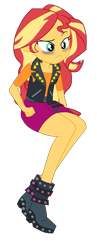 Size: 1900x4893 | Tagged: safe, artist:gmaplay, sunset shimmer, human, blizzard or bust, equestria girls, equestria girls specials, g4, my little pony equestria girls: better together, my little pony equestria girls: holidays unwrapped, bags under eyes, cropped, cute, female, sad, shimmerbetes, simple background, sitting, solo, tired, transparent background