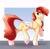 Size: 2048x1995 | Tagged: safe, artist:renderpoint, oc, oc only, oc:render point, pegasus, pony, butt, colored wings, concave belly, eye clipping through hair, female, high res, hoof heart, mare, pegasus oc, plot, raised hoof, raised leg, rule 63, solo, two toned wings, underhoof, wings