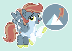 Size: 1984x1417 | Tagged: safe, artist:pastelnightyt, oc, oc:prism bolt (pastelnightyt), pegasus, pony, base used, female, mare, offspring, parent:rainbow dash, parent:soarin', parents:soarindash, solo