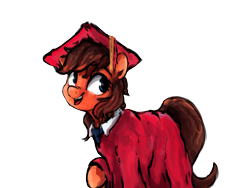 Size: 3600x2700 | Tagged: safe, artist:thefloatingtree, oc, oc only, earth pony, pony, clothes, earth pony oc, female, graduation cap, graduation gown, hat, high res, simple background, transparent background