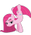 Size: 981x1116 | Tagged: safe, artist:retroponybro, pinkie pie, earth pony, pony, g4, magical mystery cure, my little pony: friendship is magic, base used, butt, female, full body, handstand, long mane, mare, pinkamena diane pie, plot, simple background, solo, three quarter view, transparent background, upside down, vector