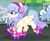 Size: 2593x2140 | Tagged: safe, artist:emberslament, oc, oc only, oc:bubblebeat, oc:heliosphere, oc:sea sprint, pegasus, pony, band-aid, female, freckles, headphones, high res, mare, quadrupedal, roller skates, skates