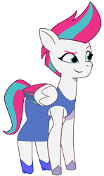 Size: 881x1485 | Tagged: safe, artist:edy_january, edit, vector edit, zipp storm, pegasus, pony, g5, my little pony: tell your tale, balenciaga, balenciaga fashion show 2023, blue dress, clothes, dress, fashion, fashion show, high heels, link in description, model, modeling, shoes, simple background, solo, tomboy, transparent background, united kingdom, vector