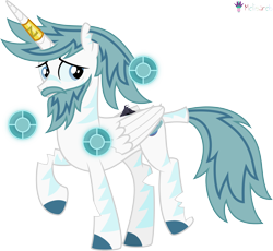 Size: 4348x4000 | Tagged: safe, artist:melisareb, part of a set, alicorn, original species, planet pony, pony, zebra, zebra alicorn, .svg available, absurd resolution, alphabet lore, beard, cave, crossover, facial hair, gem, horn, horn ring, jewelry, macro, male, male alicorn, raised hoof, ring, simple background, solo, species swap, stallion, transparent background, vector, wings, z, zebrafied