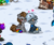 Size: 341x288 | Tagged: safe, oc, oc:devin, unnamed oc, bat pony, pony, unicorn, pony town, clothes, gay, heart, male, pixel art, pride flag, pride socks, rainbow socks, socks, striped socks