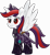 Size: 5808x6371 | Tagged: dead source, safe, artist:php178, artist:vector-brony, oc, oc only, oc:blackjack, alicorn, cyborg, pony, unicorn, fallout equestria, fallout equestria: project horizons, .svg available, 2019, 2023, absurd resolution, armor, artificial alicorn, colored pupils, cyber eyes, cyber legs, cybernetic legs, cyberpunk, delta pipbuck, eclipse, fanfic art, feathered wings, female, grin, happy, highlights, iconian armor, iconium, level 5 (iconium) (project horizons), lidded eyes, looking at something, looking forward, lunar eclipse, mare, moonlight eclipse (project horizons), movie accurate, rapier, redesign, redraw, remastered, show moviefied, simple background, smiling, solo, spread wings, standing, svg, sword, transparent background, upgrade, vector, weapon, wings