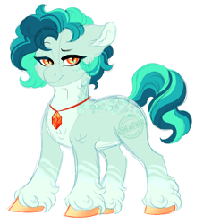 Size: 1024x1078 | Tagged: safe, artist:azure-art-wave, earth pony, pony, female, magical lesbian spawn, mare, offspring, parent:coloratura, parent:sapphire shores, simple background, solo, transparent background