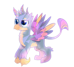 Size: 2321x2077 | Tagged: artist needed, safe, gallus, griffon, g4, crystal, high res, male, newbie artist training grounds, simple background, solo, transparent background