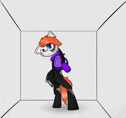 Size: 913x859 | Tagged: safe, artist:cotarsis, pony, bipedal, looking at you, overwatch, solo