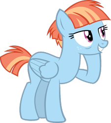 Size: 671x743 | Tagged: safe, artist:retroponybro, windy whistles, pegasus, pony, g4, parental glideance, base used, cropped, cute, female, mare, simple background, smiling, solo, transparent background, vector, windybetes