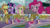 Size: 2000x1125 | Tagged: safe, edit, edited screencap, editor:quoterific, screencap, applejack, fluttershy, pinkie pie, rainbow dash, rarity, twilight sparkle, alicorn, pegasus, pony, g4, my little pony: friendship is magic, the one where pinkie pie knows, bridge, cute, diapinkes, female, jackabetes, mane six, mare, pink mane, pink tail, ponyville, shyabetes, tail, twiabetes, twilight sparkle (alicorn), wings, yellow coat