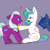 Size: 1000x1000 | Tagged: safe, artist:zeroonesunray, opaline arcana, princess celestia, princess luna, alicorn, pony, g5, my little pony: make your mark, my little pony: make your mark chapter 4, sunny side up, spoiler:g5, female, filly, filly celestia, filly luna, filly opaline arcana, folded wings, looking at each other, looking at someone, open mouth, rejection, simple background, sitting, trio, wings, woona, younger