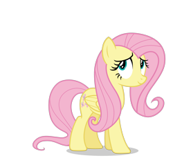 Size: 6000x5500 | Tagged: safe, alternate version, artist:gypsykumquat, fluttershy, pegasus, pony, g4, .svg available, absurd resolution, cute, female, mare, show accurate, shyabetes, simple background, solo, transparent background, vector, wings