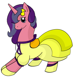 Size: 1280x1343 | Tagged: safe, artist:dougboard, artist:ponymaker, oc, oc only, oc:melody moon (jitterbug-cafe), pony, unicorn, clothes, dress, female, mare, simple background, solo, transparent background