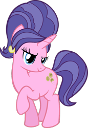 Size: 731x1063 | Tagged: safe, artist:retroponybro, cookie crumbles, pony, unicorn, g4, base used, female, mare, raised hoof, simple background, solo, transparent background, vector