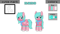 Size: 3840x2160 | Tagged: safe, artist:eeveeeuphoria, oc, oc only, oc:nano(nanopone), pegasus, pony, clothes, female, front view, high res, looking at you, reference, reference sheet, scarf, side view, simple background, solo, transgender, transparent background, vector