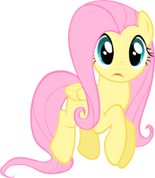 Size: 4371x5000 | Tagged: safe, artist:fabulouspony, fluttershy, pegasus, pony, dragonshy, g4, absurd resolution, cute, shyabetes, simple background, solo, transparent background, vector