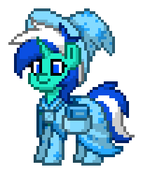 Size: 204x248 | Tagged: safe, oc, oc only, oc:rainy fluctus, pony, unicorn, pony town, 2d, bag, book, clothes, gloves, hat, mage, simple background, socks, solo, transparent background, wizard hat, wizard robe