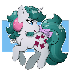 Size: 2000x2000 | Tagged: safe, artist:caprania, gusty, pony, g1, bow, cute, female, gustybetes, high res, mare, simple background, solo, tail, tail bow, transparent background