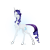 Size: 894x894 | Tagged: safe, artist:kit-sie, rarity, pony, g4, alternate hairstyle, curved horn, female, hooves, horn, long legs, looking forward, loose hair, mare, raised hoof, redesign, simple background, slender, solo, standing, starry wings, sternocleidomastoid, tail, tall, thin, transparent background, turned head, wings